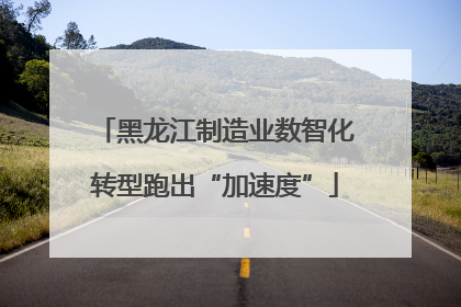 黑龙江制造业数智化转型跑出“加速度”