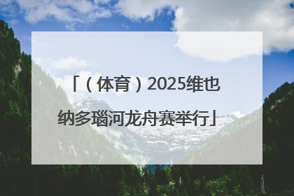 （体育）2025维也纳多瑙河龙舟赛举行