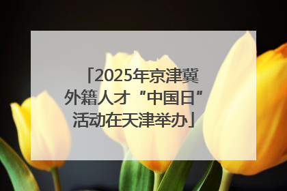 2025年京津冀外籍人才“中国日”活动在天津举办