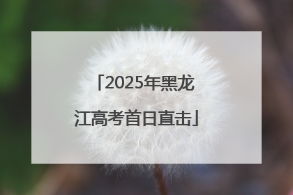 2025年黑龙江高考首日直击