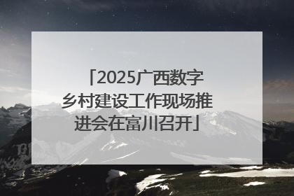 2025广西数字乡村建设工作现场推进会在富川召开