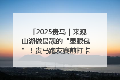2025贵马｜来观山湖做最靓的“显眼包”！贵马跑友赛前打卡点燃奔跑热情