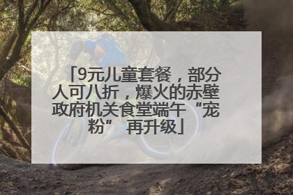 9元儿童套餐，部分人可八折，爆火的赤壁政府机关食堂端午“宠粉” 再升级