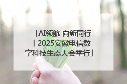 AI领航 向新同行丨2025安徽电信数字科技生态大会举行