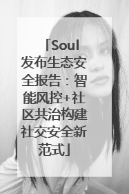Soul发布生态安全报告：智能风控+社区共治构建社交安全新范式